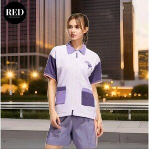 Adidas Hoop York City Shooting Shirt Purple HE1262 - Women's Size L